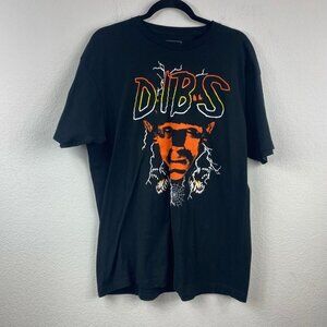 Dibs Buckle Mens Black Halloween Graphic Print Short Sleeve T Shirt XL Goblin